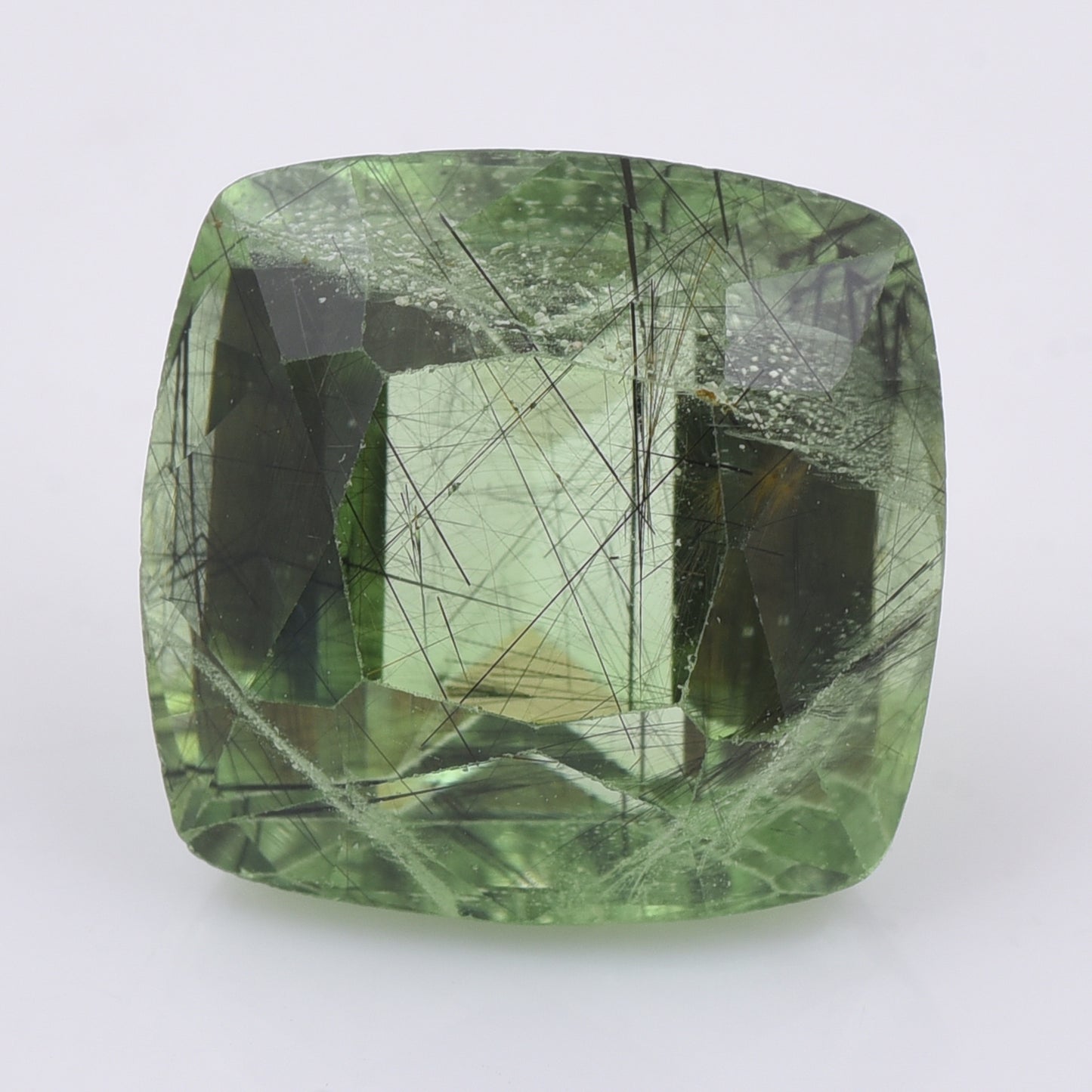 9.28 Natural Peridot Cushion Mixed Cut Gemstone