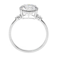 3.22 Carats Lab Grown Diamond 14K Gold Ring