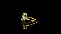 2.63 Ct Octagon Natural Emerald 14K Gold Ring