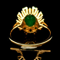 1.71 Ct Oval Emerald 14K Gold Ring