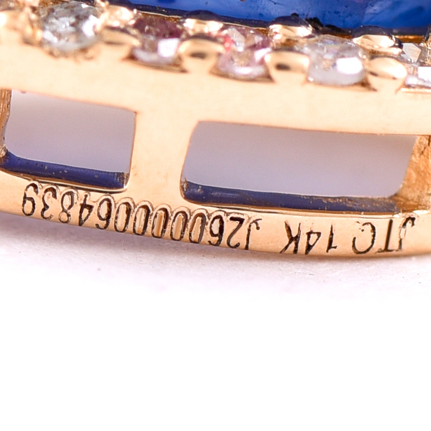 1.76 Ct Oval Mixed Cut Natural Sapphire 14K Gold Pendant