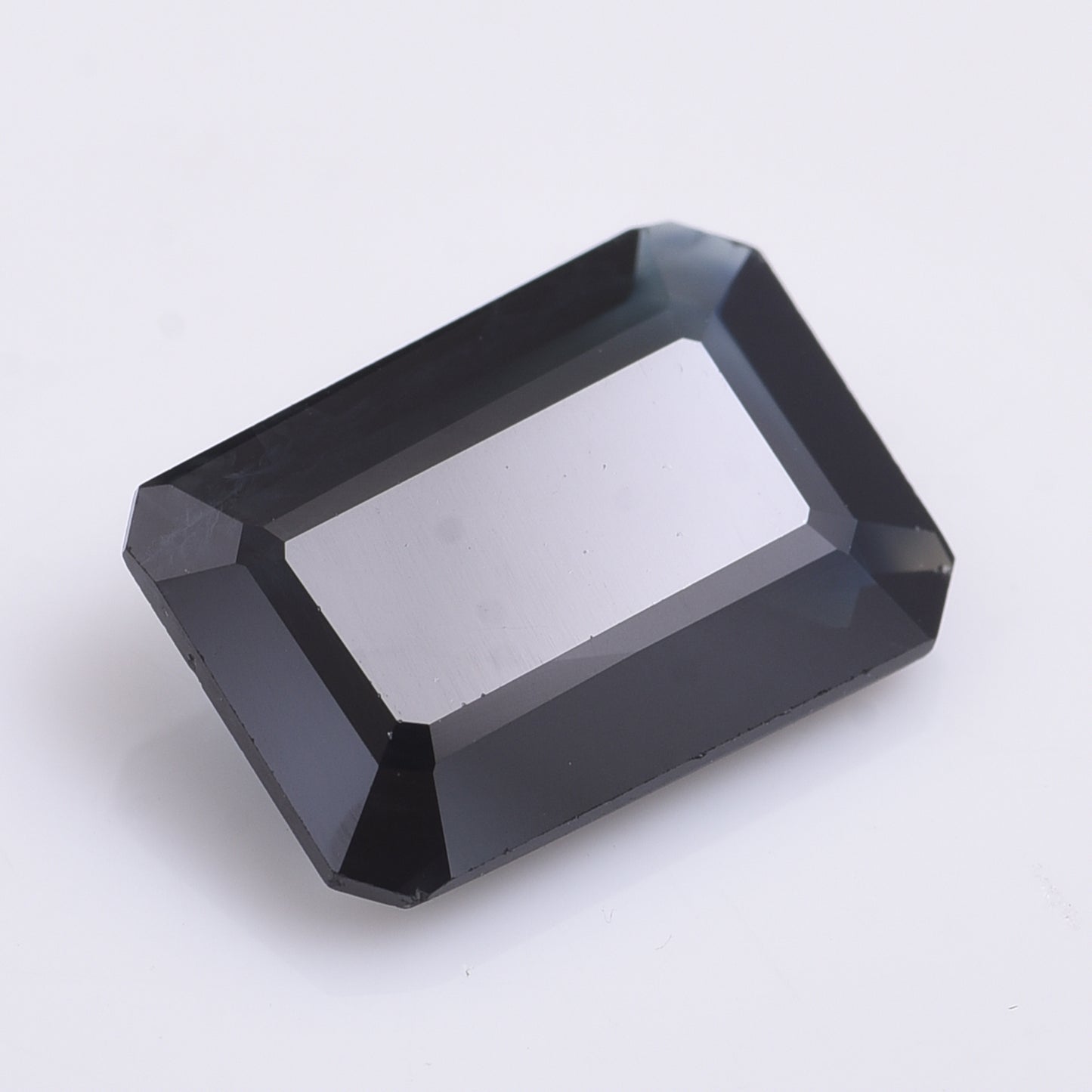 3.97 Natural Corundum Sapphire Emerald Cut Gemstone