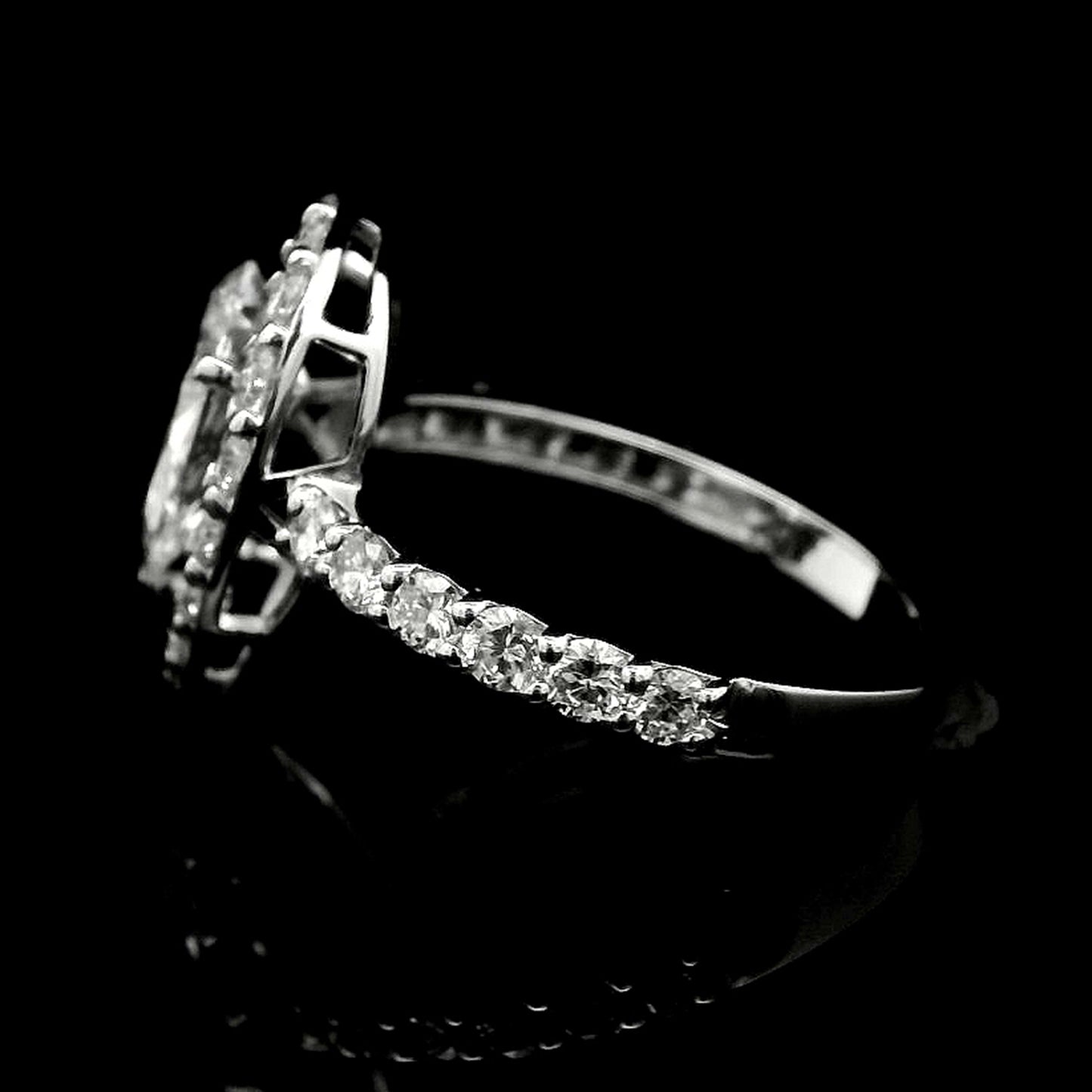 2.06 Carats Lab Grown Diamond 14K Gold Ring