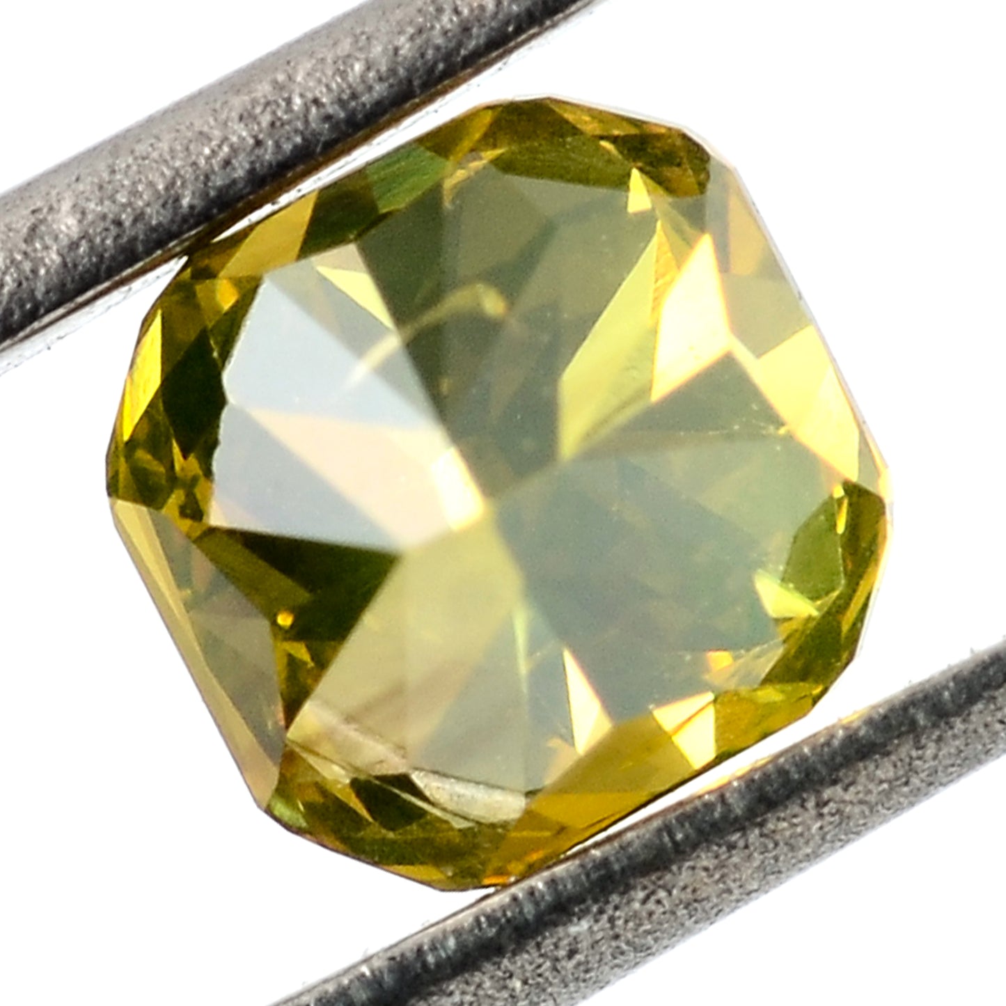 0.73 Carat Yellow Diamond Cushion Loose Gemstone