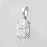 2.04 Carats Lab Grown Diamond 14K Gold Pendant
