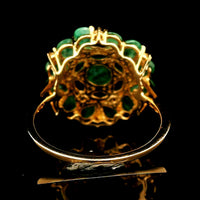 2.79 Ct Round Emerald 14K Gold Ring