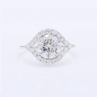 2.59 Carats Lab Grown Diamond 14K Gold Ring