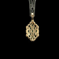 0.73 Ct Marquise Emerald 14K Gold Pendant