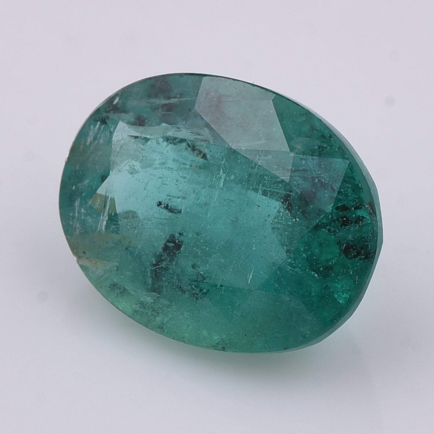 1.84 Natural Beryl Emerald Oval Mixed Cut Gemstone