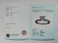 3.09 Carats Lab Grown Diamond 14K Gold Ring