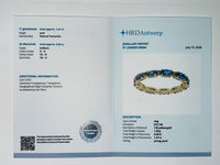 1.53 Ct Marquise Natural Tanzanite 14K Gold Ring
