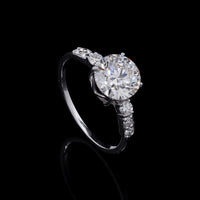 2.31 Carats Lab Grown Diamond 14K Gold Ring