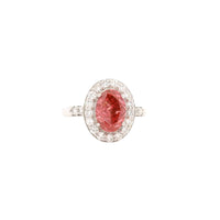 2.57 Carats Pink Lab Grown Diamond 14K Gold Ring