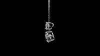 4.11 Ct Round Lab Grown Diamond 14K Gold Pendant