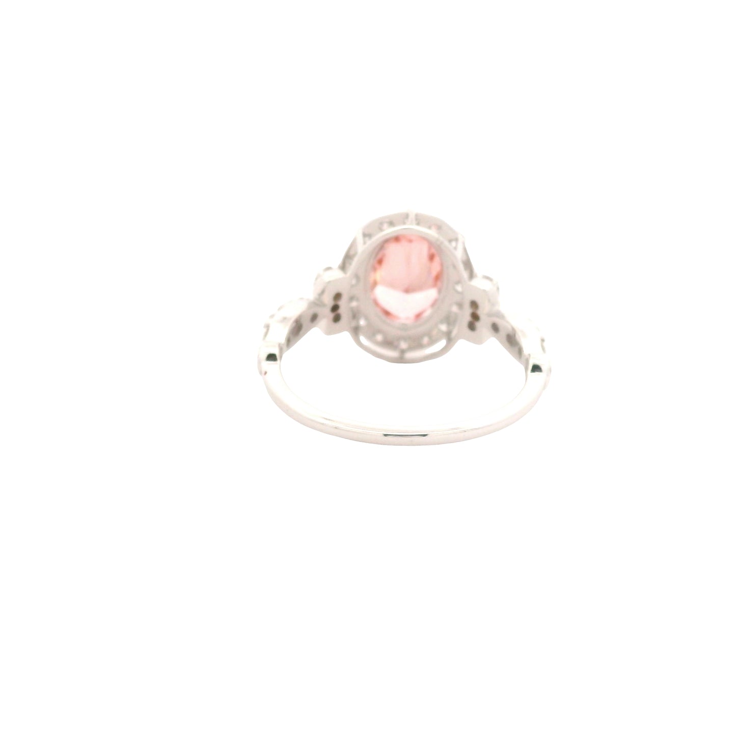 2.79 Carats Pink Lab Grown Diamond 14K Gold Ring