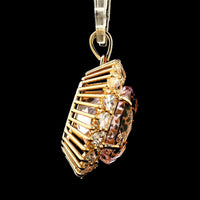 17.88 Ct Oval Kunzite 14K Gold Pendant