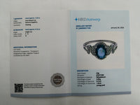 1.36 Ct Oval Mixed Cut Natural Sapphire 950 Platinum Ring