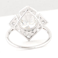 4.05 Ct Round Brilliant Lab Grown Diamond 14K Gold Ring