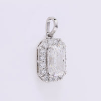 2.30 Carats Lab Grown Diamond 950 Platinum Pendant