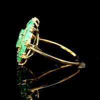 2.48 Ct Oval Emerald 14K Gold Ring