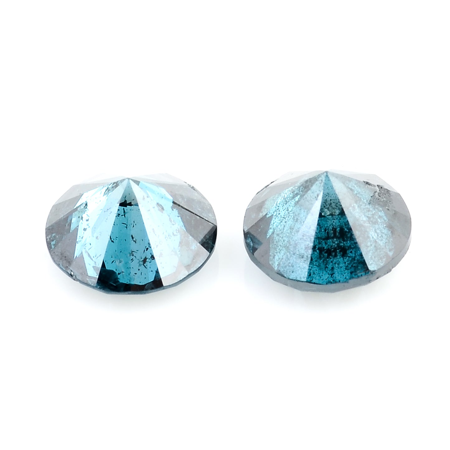 0.59 Blue Diamond Round Loose Gemstone