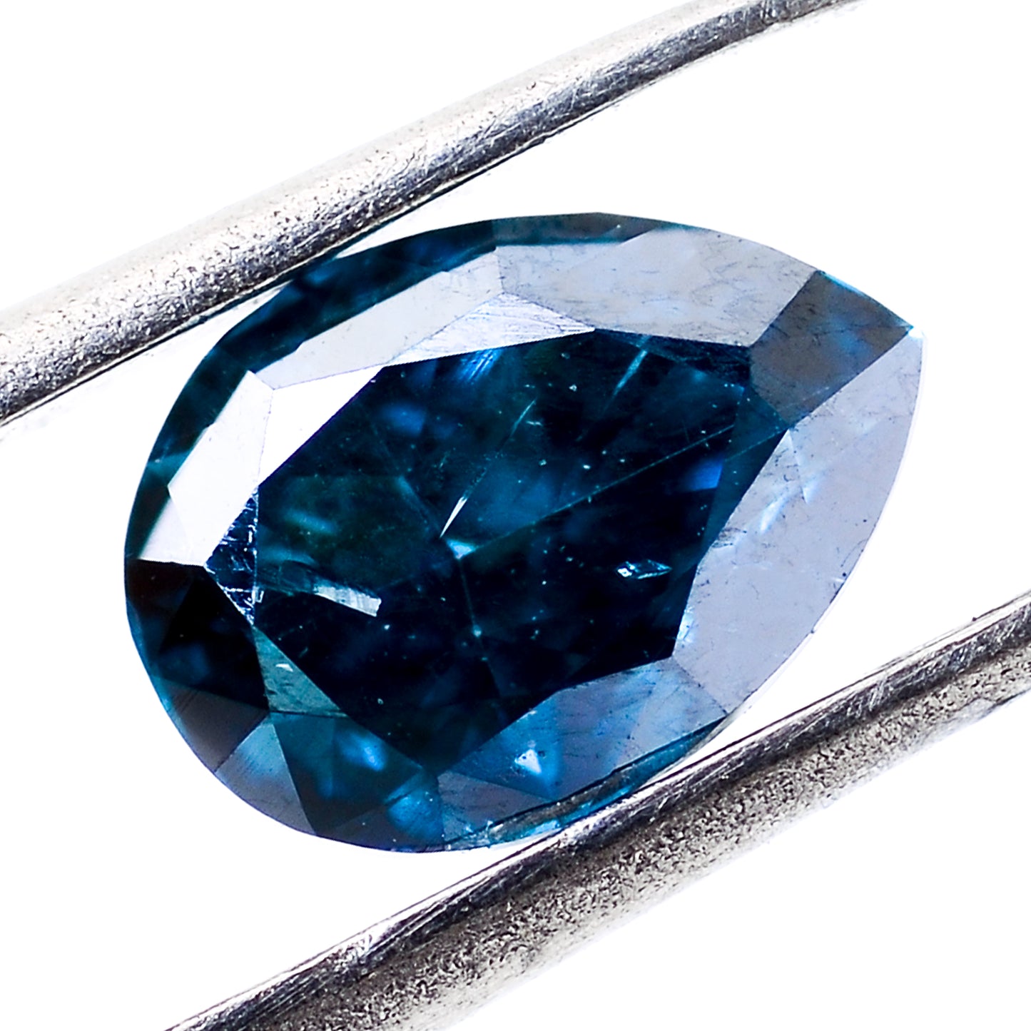 0.34 Blue Diamond Pear Loose Diamond