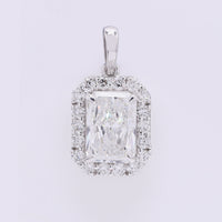 2.34 Carats Lab Grown Diamond 14K Gold Pendant
