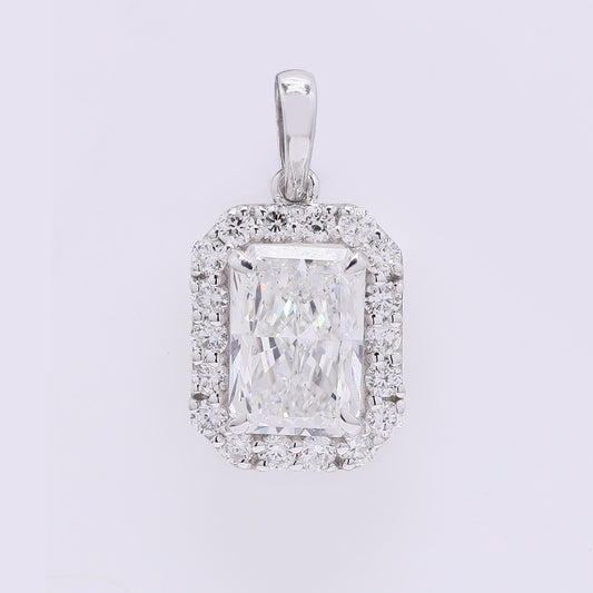 2.34 Carats Lab Grown Diamond 14K Gold Pendant