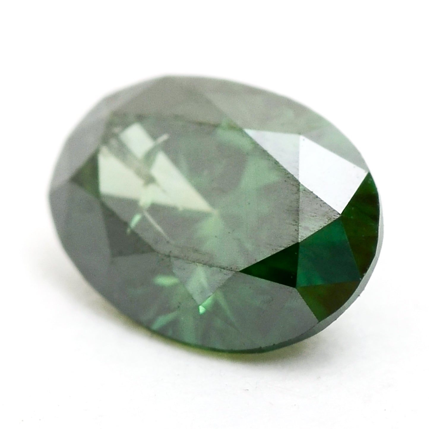 0.34 Green Diamond Pear Loose Diamond