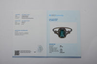 1.20 Ct Octagon Step Cut Natural Emerald 14K Gold Ring
