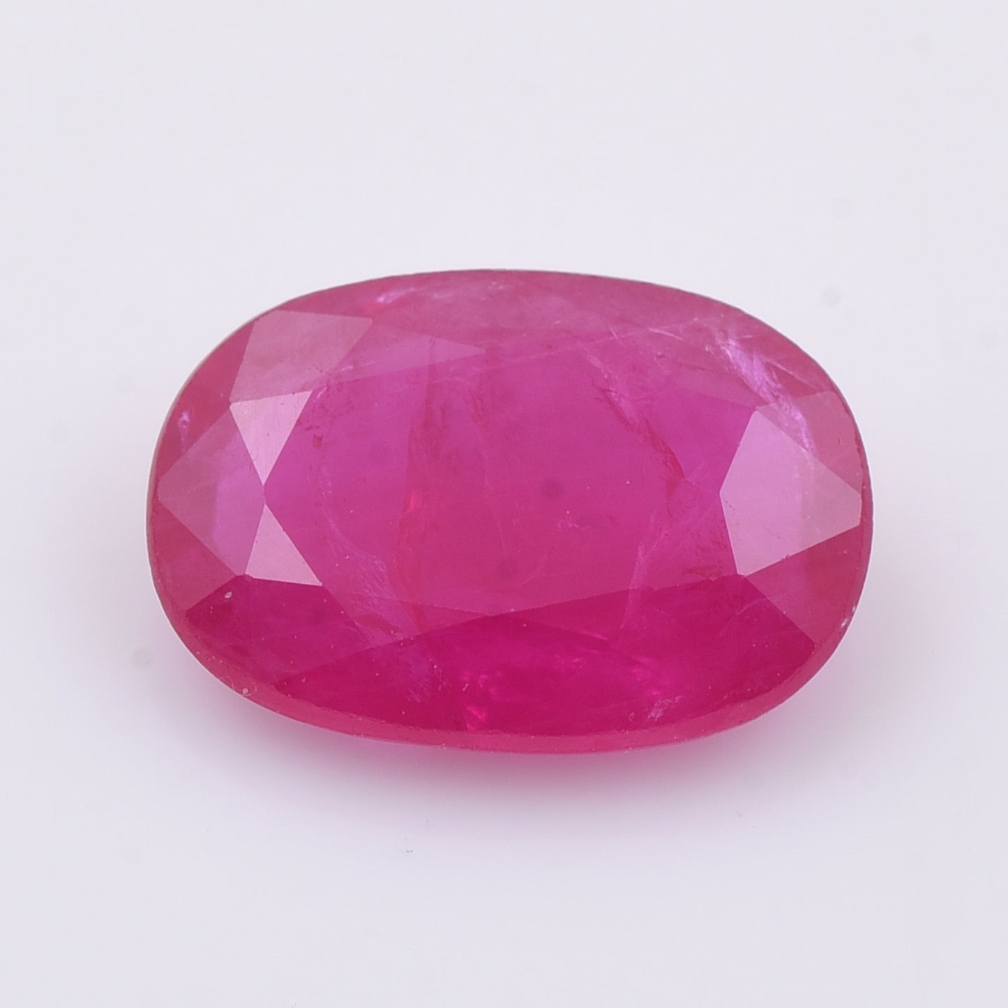 2.1 Natural Corundum Ruby Oval Mixed Cut Gemstone