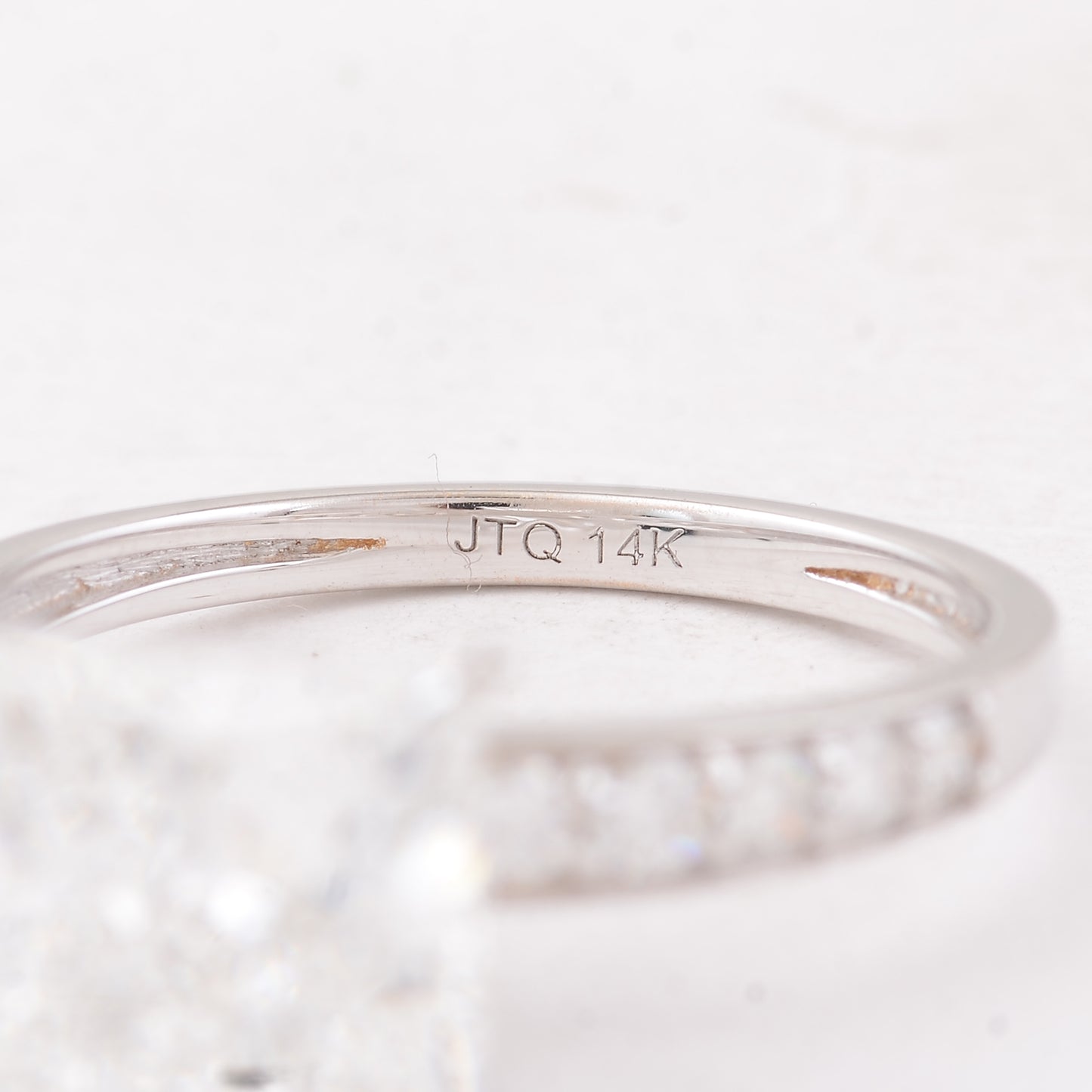 4.31 Carats Lab Grown Diamond 14K Gold Ring