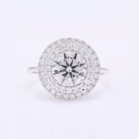 2.56 Carats Lab Grown Diamond 14K Gold Ring