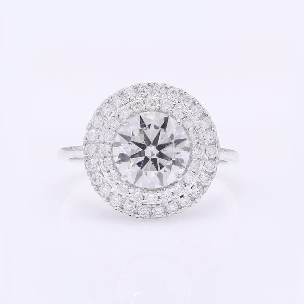 2.56 Carats Lab Grown Diamond 14K Gold Ring