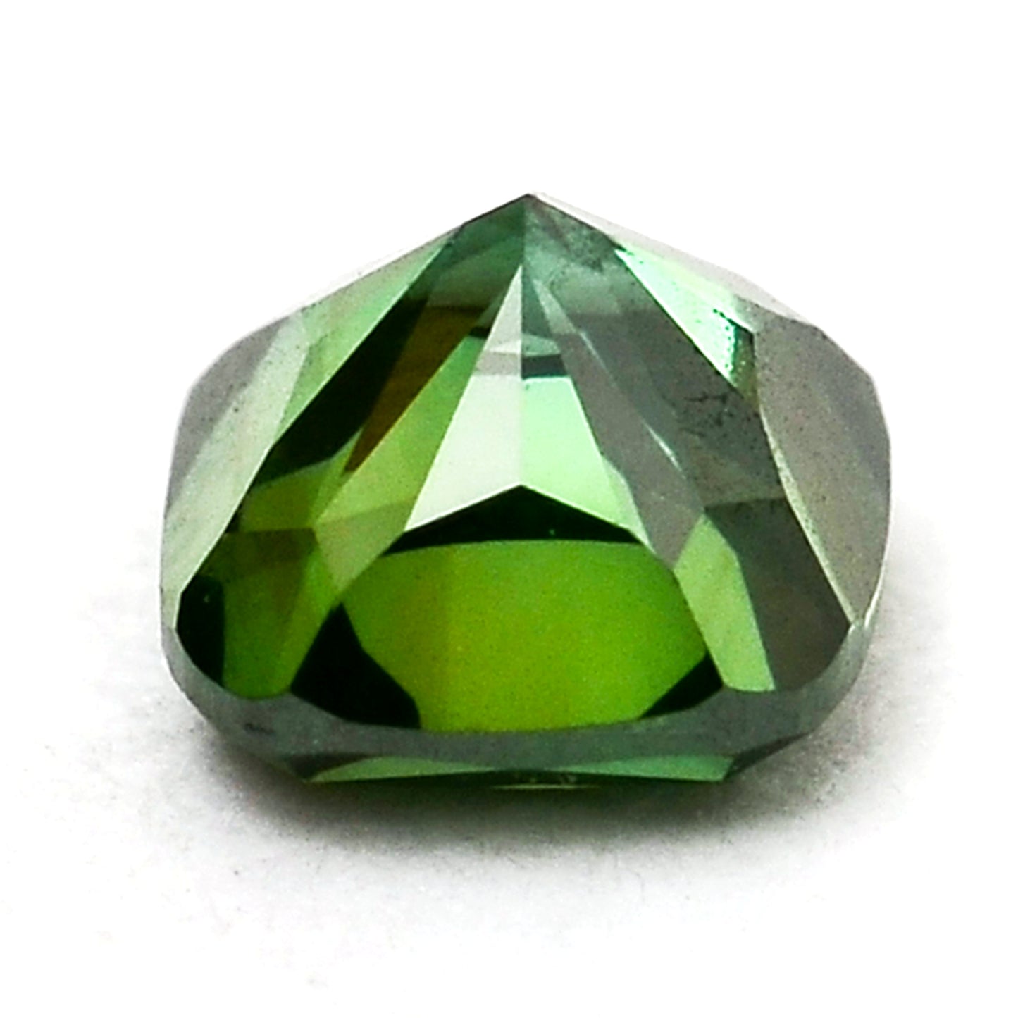 0.26 Green Diamond Cushion Loose Diamond