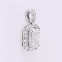 2.43 Carats Lab Grown Diamond 950 Platinum Pendant