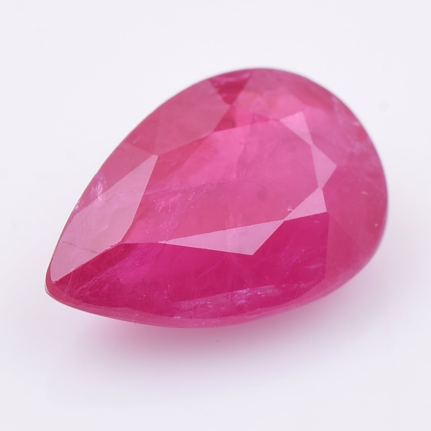 2.02 Natural Corundum Ruby Pear Mixed Cut Gemstone