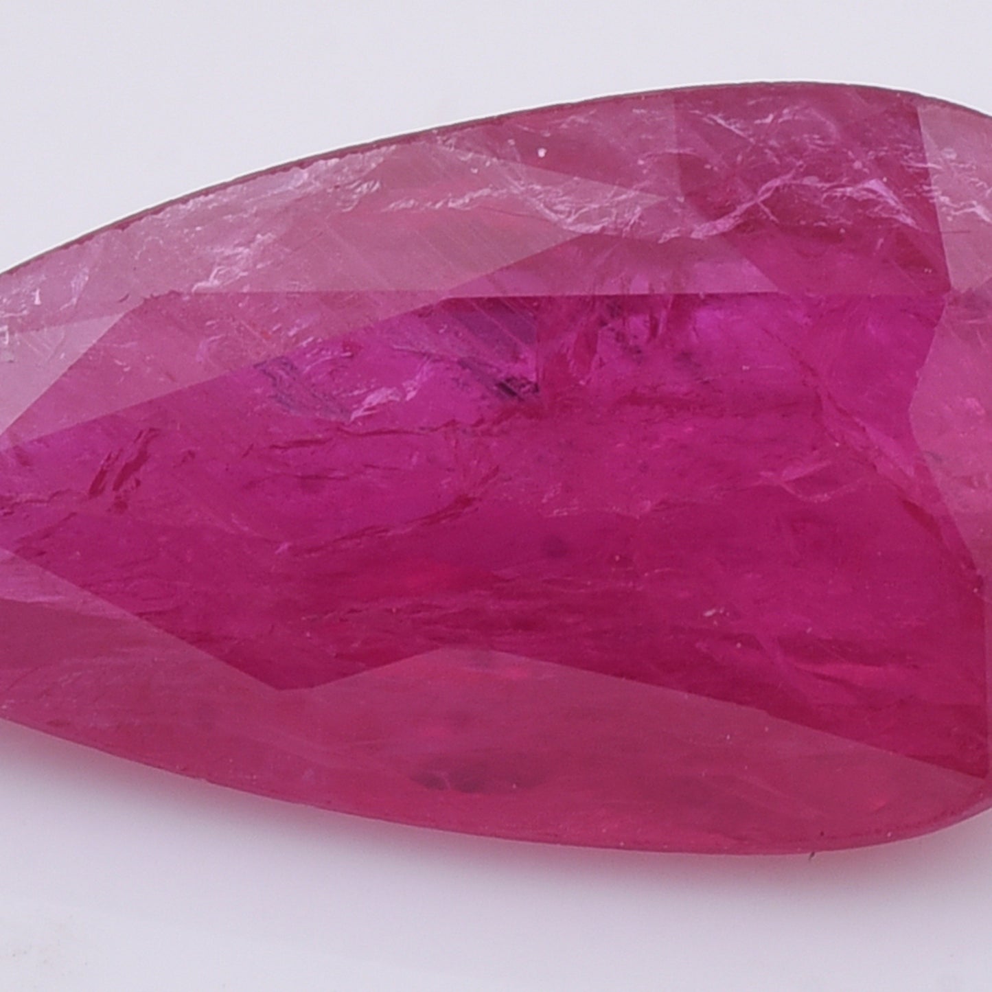 2.7 Natural Corundum Ruby Pear Mixed Cut Gemstone