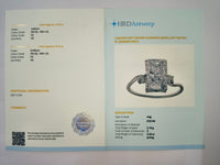 3.32 Carats Lab Grown Diamond 14K Gold Ring