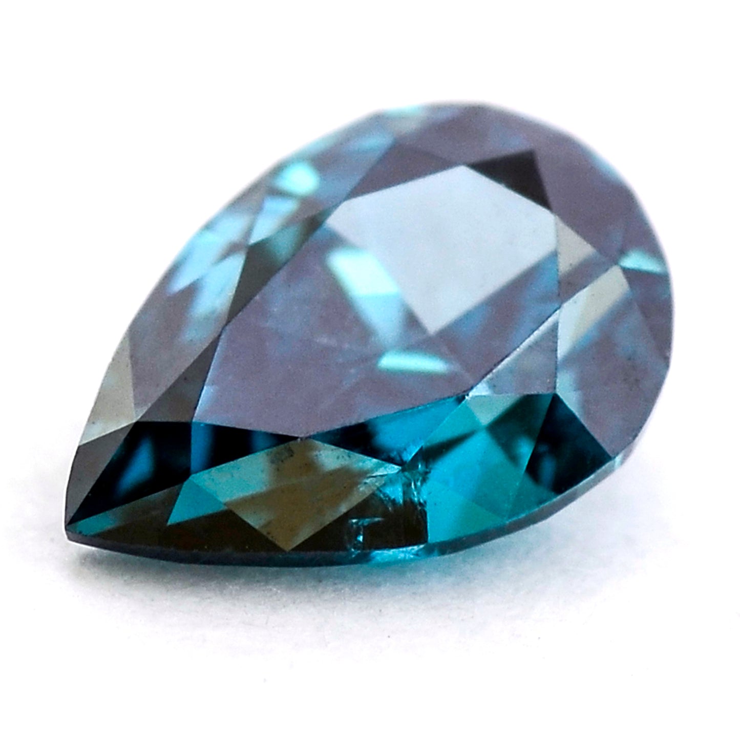 0.4 Blue Diamond Pear Loose Diamond