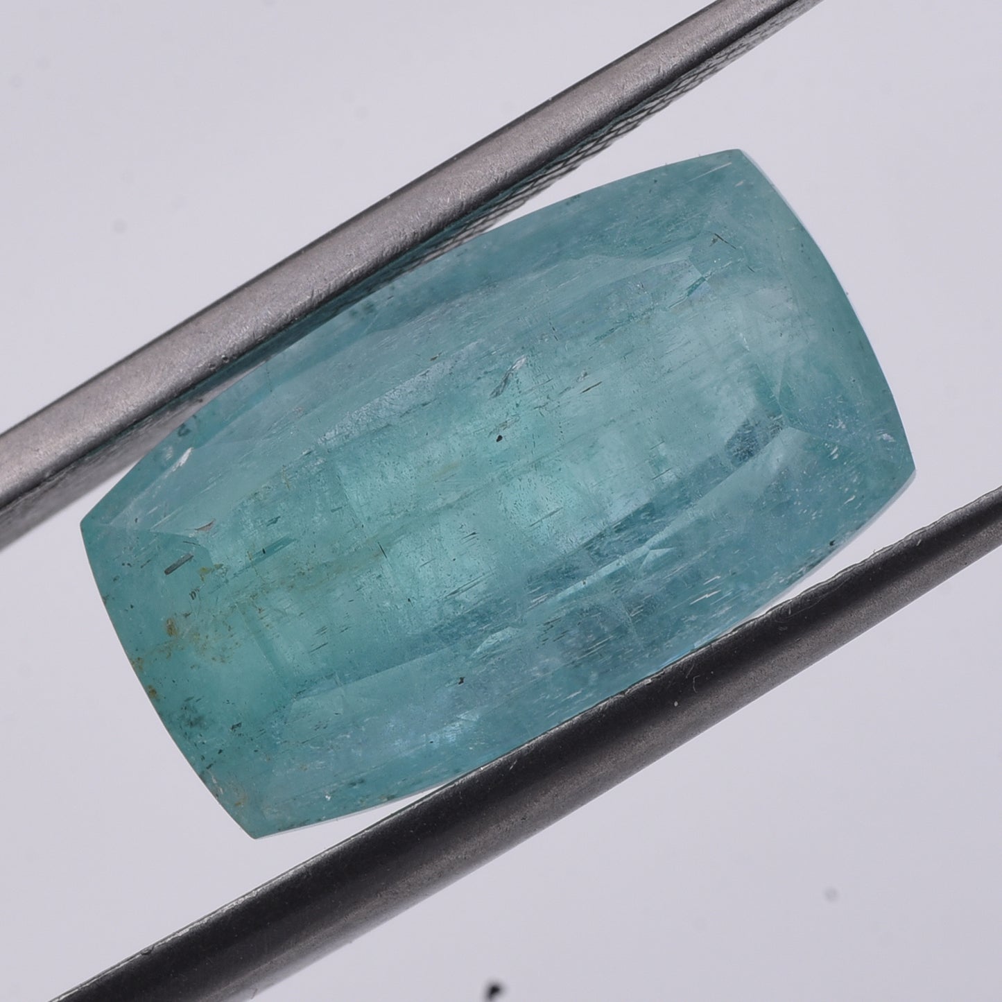 10.15 Natural Beryl Emerald Rectangular Cushion Mixed Cut Gemstone