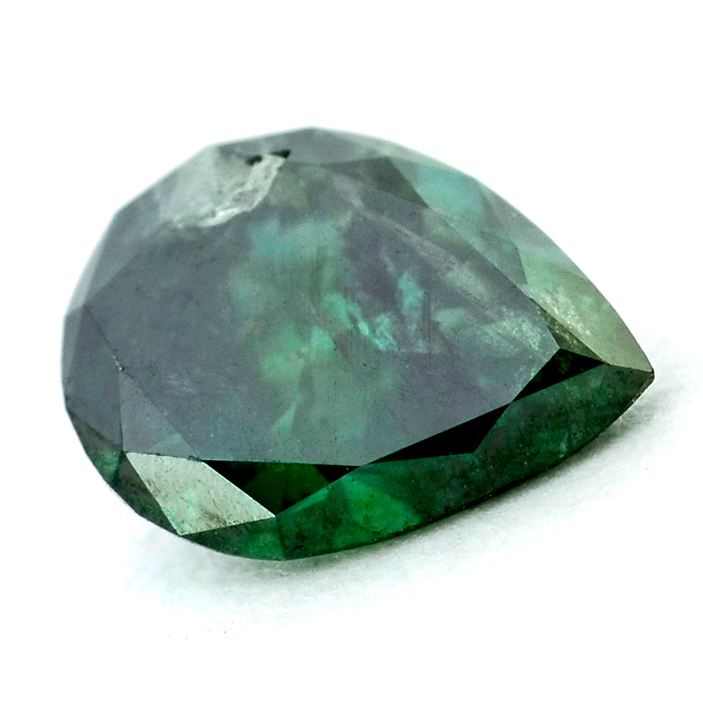 0.51 Green Diamond Pear Loose Diamond