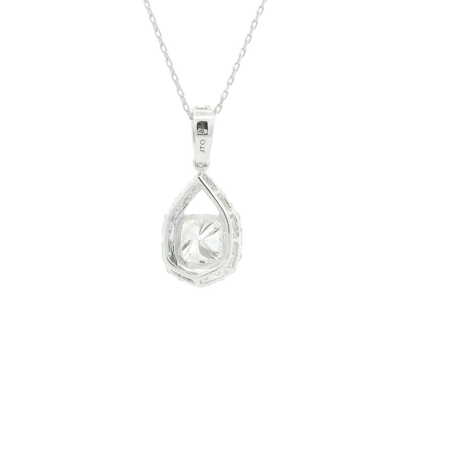 1.46 Carats Lab Grown Diamond 14K Gold Pendant