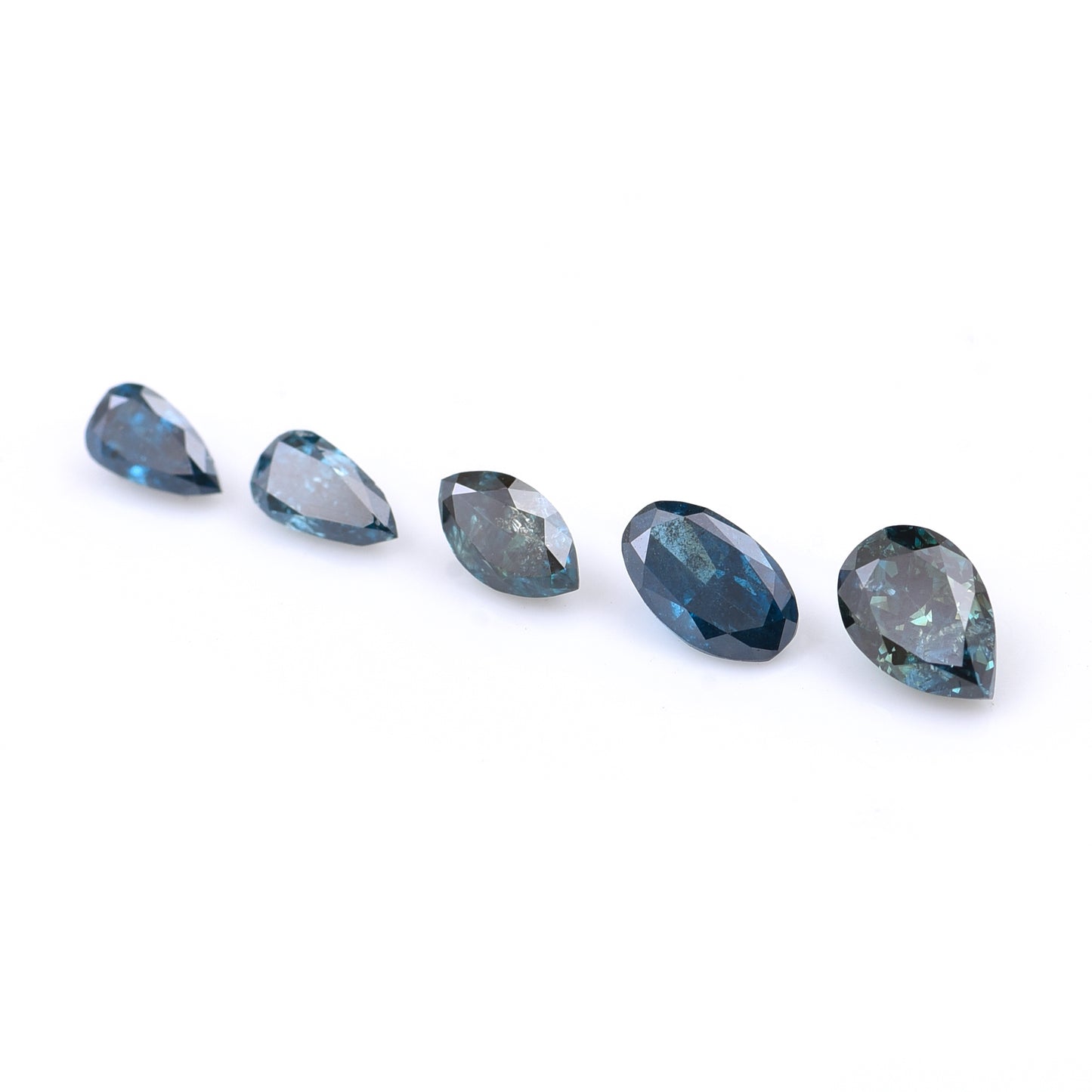 1.06 Blue Diamond Pear, Marquise, Oval Loose Diamond