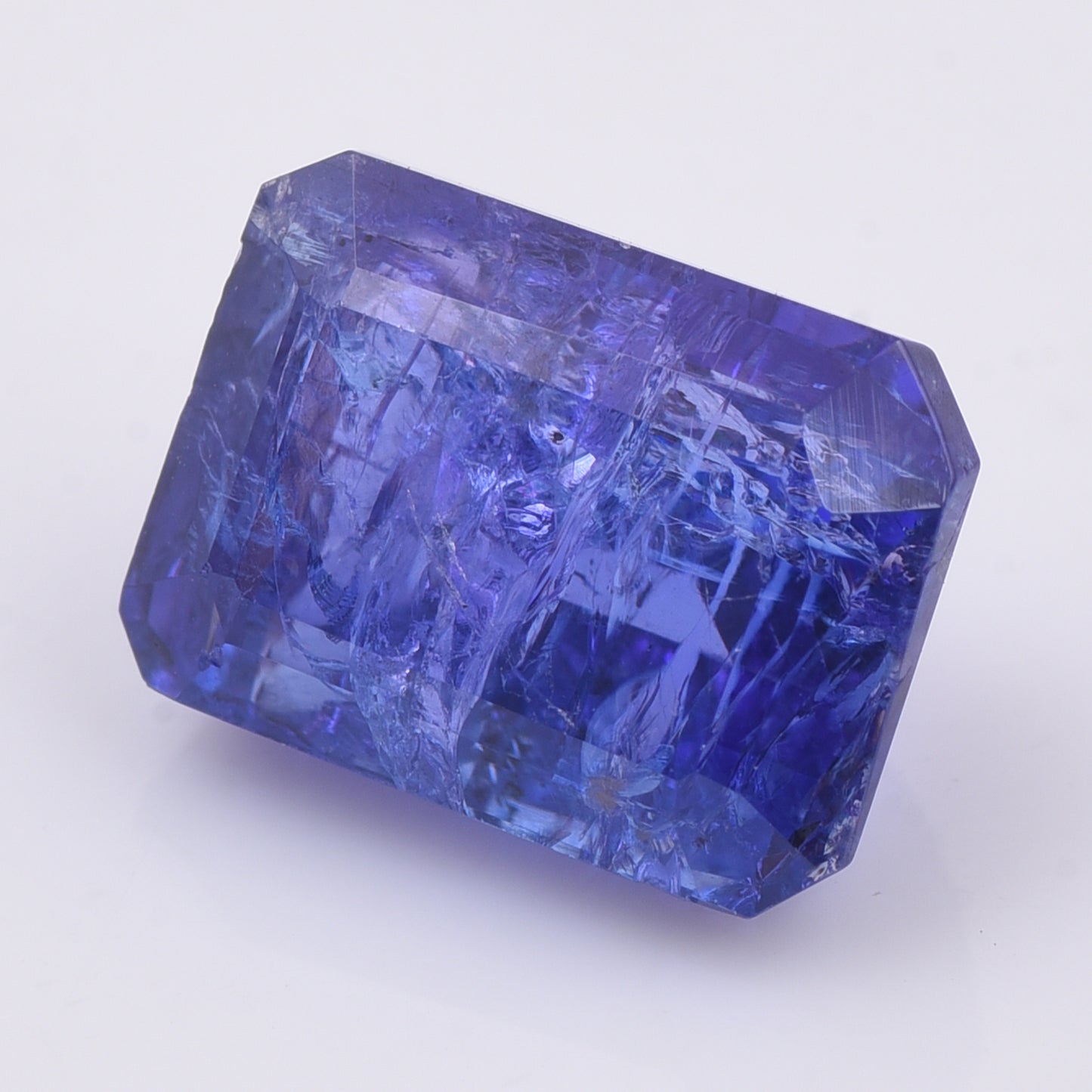 6.85 Natural Zoisite Tanzanite Emerald Cut Gemstone