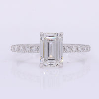 2.21 Carats Lab Grown Diamond 14K Gold Ring