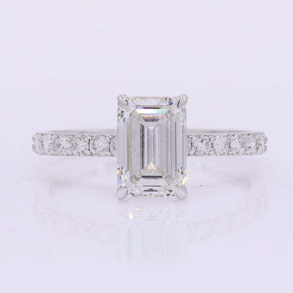 2.21 Carats Lab Grown Diamond 14K Gold Ring