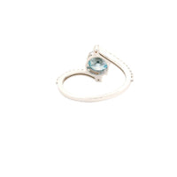 1.79 Carats Blue Lab Grown Diamond 14K Gold Ring