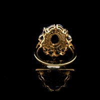 3.19 Ct Oval Sapphire 14K Gold Ring