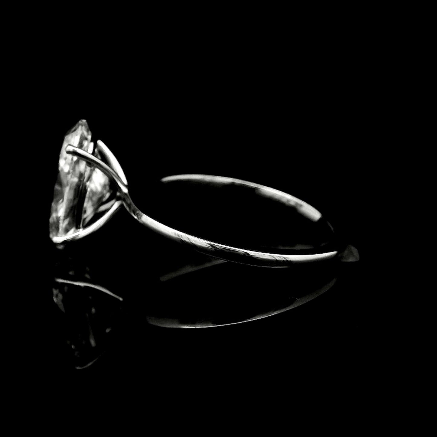 3.15 Carats Lab Grown Diamond 14K Gold Ring